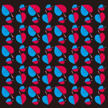 background seamless pattern heart shape leaf vector design. simple and unique design. for background wallpaper, backdrop, cover, and can be printed. modern templates. goose