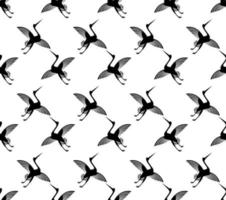 seamless pattern background with flying geese vector design. black white texture .simple and unique design. for background wallpaper, backdrop, cover, and can be printed. modern templates.