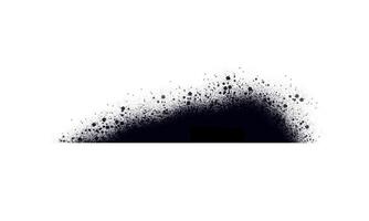 the abstract black ink sprayed on a white background. the grunge paint brush collection for creative street design. photo