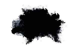 ink brush stroke for design, abstract chinese paint brush photo