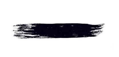 rasguño de tinta de pintura única aislado sobre fondo blanco. trazo de línea en blanco sucio. dibujo de muestras de pincel moderno. foto