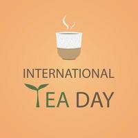 International Tea Day vector