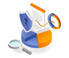 Data analysis search security vector