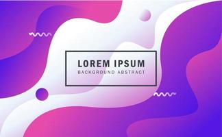 colorful gradient liquid shape background vector