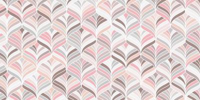 Geometric pattern pink background with stripes lines wave vector