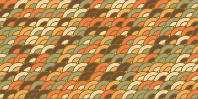 Japanese pattern circle overlapping vector