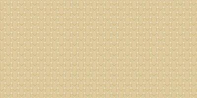 Geometric pattern with gold circle waves lines overlapping vector