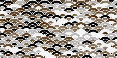 Japanese pattern circle overlapping vector