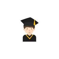 gente graduada ilustrada vector