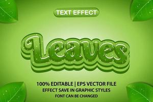 deja efecto de texto editable 3d vector