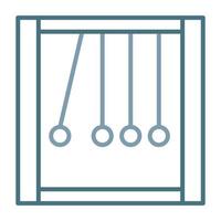 Pendulum Line Two Color Icon vector