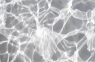 superposición de textura cáustica de agua. efecto de sombra de agua ondulada. Fondo de textura de onda abstracta. Superficie de agua natural clara, limpia y brillante. foto