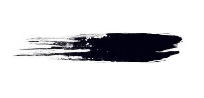rasguño de tinta de pintura única aislado sobre fondo blanco. trazo de línea en blanco sucio. dibujo de muestras de pincel moderno. foto