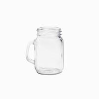 the glass jar mockup from front point of view. mockups collection of utensil products. can be used for product design preview and displaying products on social media, websites, and marketplace. photo