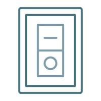 On Off Switch Line Two Color Icon vector