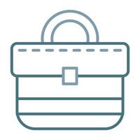 Briefcase Line Two Color Icon vector