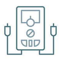 Multimeter Line Two Color Icon vector