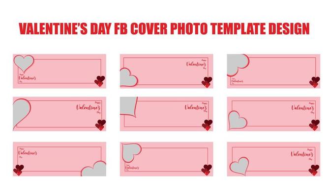 valentines day red and pink cover photo design part four