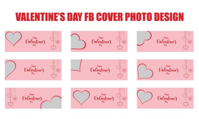 valentines day red and pink cover photo design part three