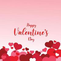 valentines day red and pink post design part fifteen vector