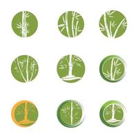 Bamboo Logo Template vector icon illustration design