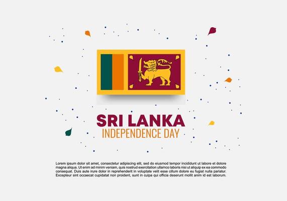 Sri lanka independence day background on February 4 th.