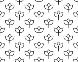 abstract seamless geometries pattern. White in black color. for wallpaper. design page fill. Vector illustration