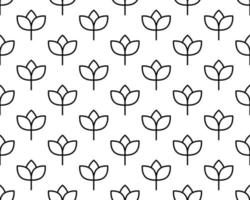 abstract seamless geometries pattern. White in black color. for wallpaper. design page fill. Vector illustration