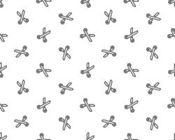 Vector seamless pattern, scissors, Editable can be used for web page backgrounds, pattern fills