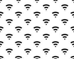 wifi, vector de patrones sin fisuras, editable se puede utilizar para fondos de páginas web, rellenos de patrón