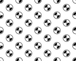Seamless abstract retro musical pattern with black and white vinyl records.Silhouette drawing , disk CD vector