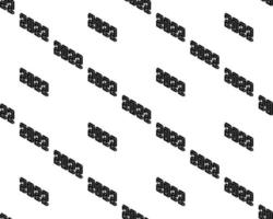 Seamless 2022 abstract pattern. Repetitive vector illustration of 2022 text on white background. EPS10.