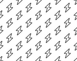 Vector seamless pattern, lightning, Editable can be used for web page backgrounds, pattern fills