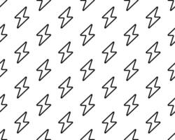 Vector seamless pattern, lightning, Editable can be used for web page backgrounds, pattern fills