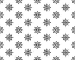 Seamless nautical pattern with ship wheels. Design element for wallpapers, baby shower invitation, birthday card, scrapbooking, fabric print etc. vector