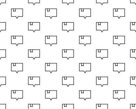 Mail envelope seamless pattern background. Business concept vector illustration. Email symbol pattern