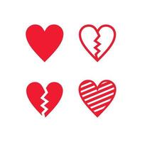 Hearth Collection, Icon Set Love, Love Vector