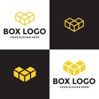 Box Logo Design, Warehouse Shipping Distribution, Cash On Delivery vector