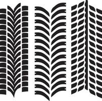 Car Tyre Treads vector