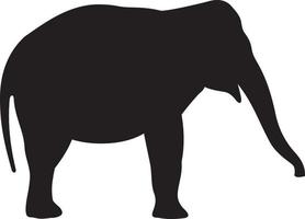 Elephant silhouette vector