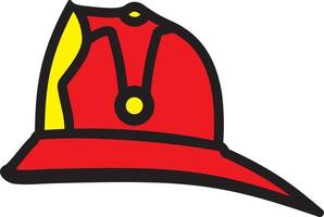 Firefighter helmet vector