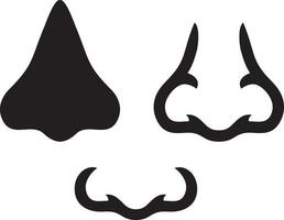 Simple Nose Set vector