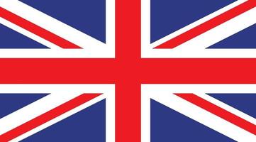 United Kingdom British flag vector