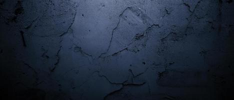 Dark blue cement for the background. Scary dark wall photo