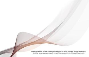 elegant background template with waves vector