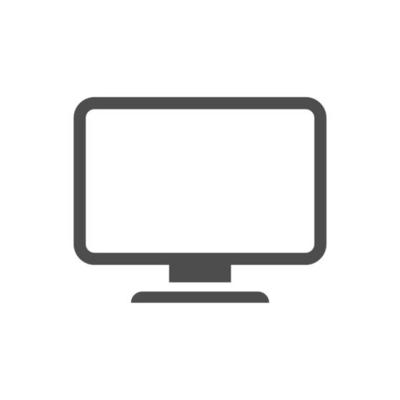 Monitor icon from Basic Plain Icon Set