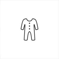 baby and children themed simple line icon vector