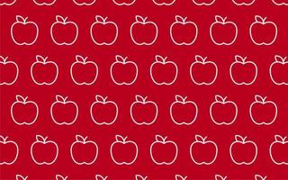 seamless background with fruit pattern vector