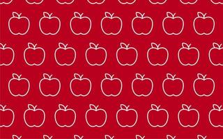 seamless background with fruit pattern vector