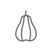 icono de fruta simple sobre fondo blanco vector